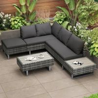 Gartenlounge Neu Terassenmöbel Gartenmöbel Rattan Balkonmöbel Hamburg - Harburg Vorschau