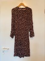 Midikleid Gina Tricot neu 34 Viskose Damen braun blumen Düsseldorf - Bilk Vorschau