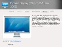 Apple cinema display 23“ DVI - A1082 - top Zustand Nordrhein-Westfalen - Rees Vorschau