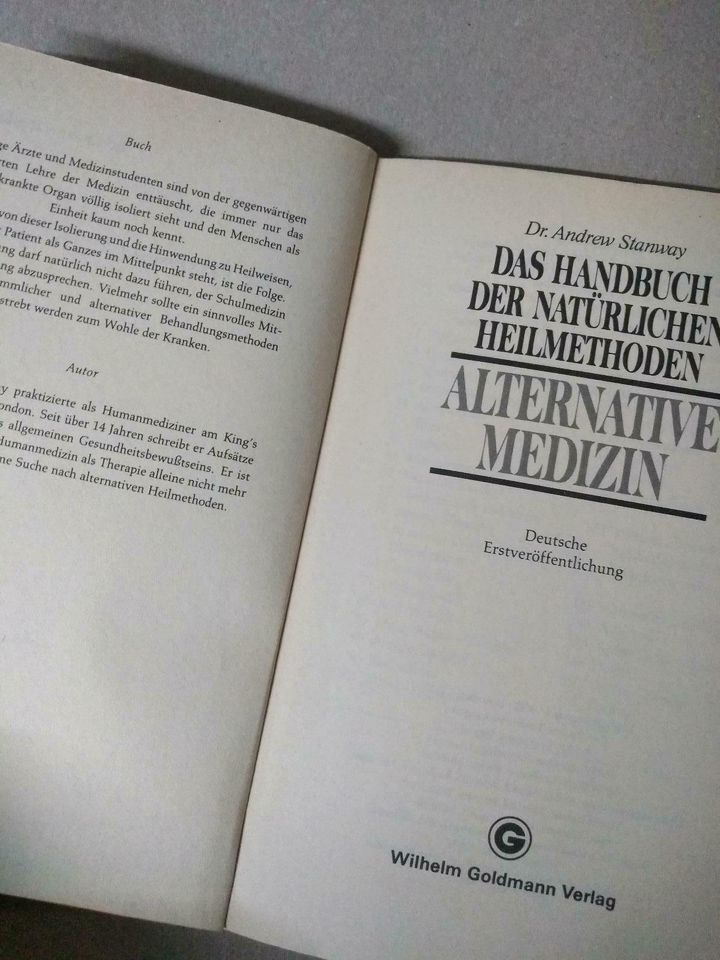 Das Handbuch der natürlichen Heilmethoden, alternativ Medizin in Weißenburg in Bayern