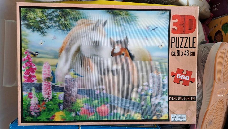 Puzzle Laura Stern, 3D Pferde, Wilde Tiere, Ferrrari in Neu Wulmstorf