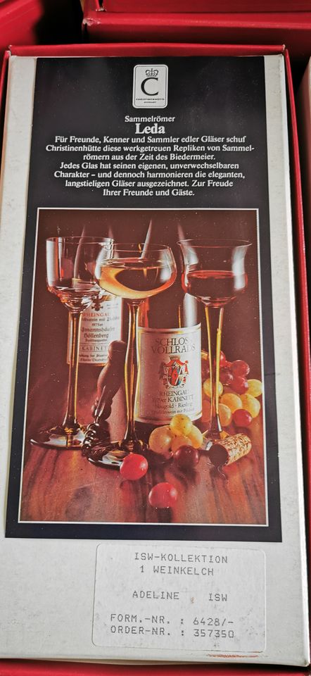 Schott Zwiesel retro Weinglas Weinkelch Römer 7er Set neu, OVP in Königsdorf