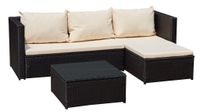 Luxus Premium Polyrattan Garten Lounge SET schwarz beige Esstisch Bayern - Hofkirchen Vorschau