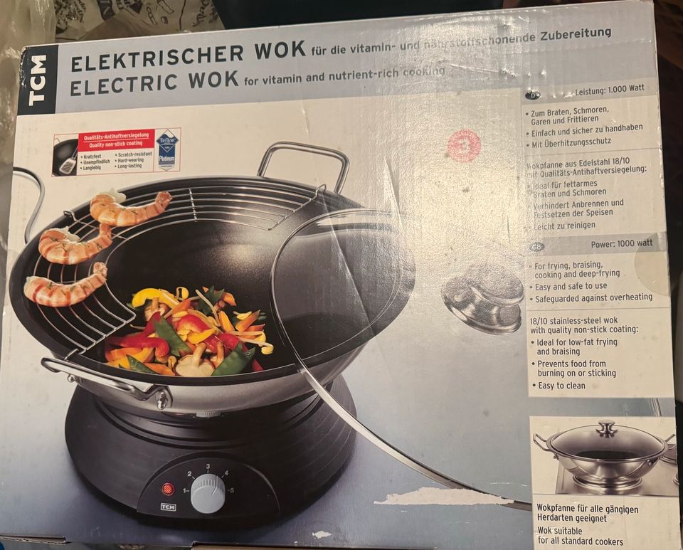 Elektr. WOK-Pfanne in Neu Wulmstorf