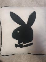 Playboy kissen hase rabbit Head schwarz / weiß 35 x 35 cm Mecklenburg-Vorpommern - Neubrandenburg Vorschau
