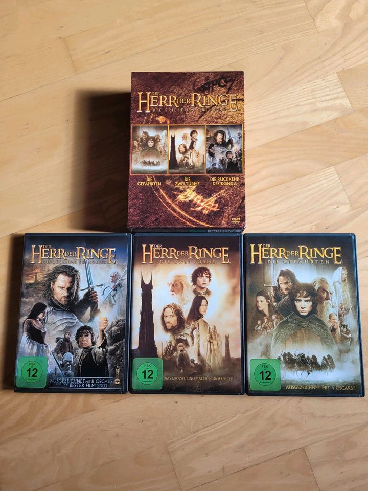 Herr der Ringe Triplogie DVD Box in St. Oswald