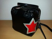 Schwarze Handtasche Würfelform * Kunstleder Tasche * Gothic Punk Berlin - Mitte Vorschau