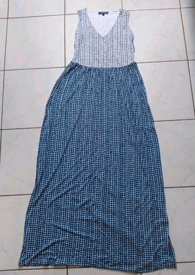 Tommy Hilfiger Maxikleid Sommerkleid blau/weiß, Gr. S in Saarbrücken