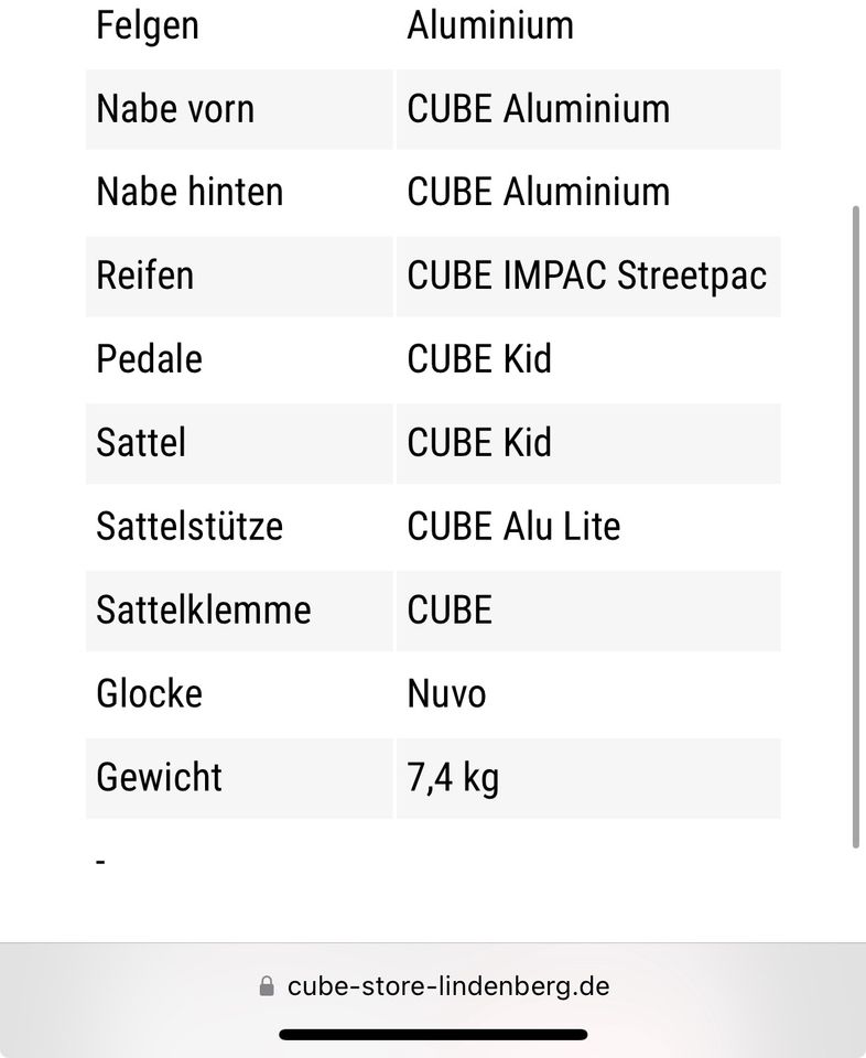 Cubie 16 Zoll in Hamburg