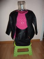 Kleid mit Jacke festlich 110 116 pink glitzer schwarz TOP Nordfriesland - Husum Vorschau