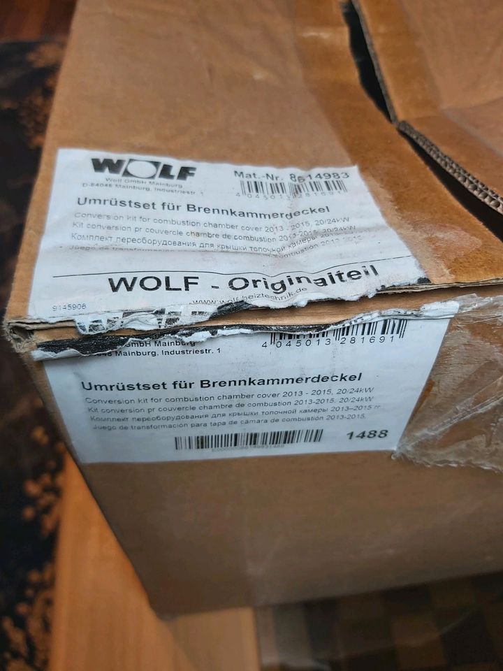 Wolf Umrüstset für Brennkammerdeckel CGB 2 20/24 KW in Schönecken