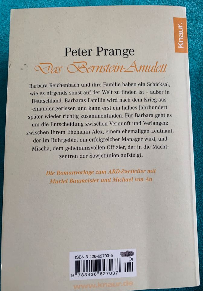 Peter Prange Das Bernstein-Amulett  Buch in Bad Krozingen