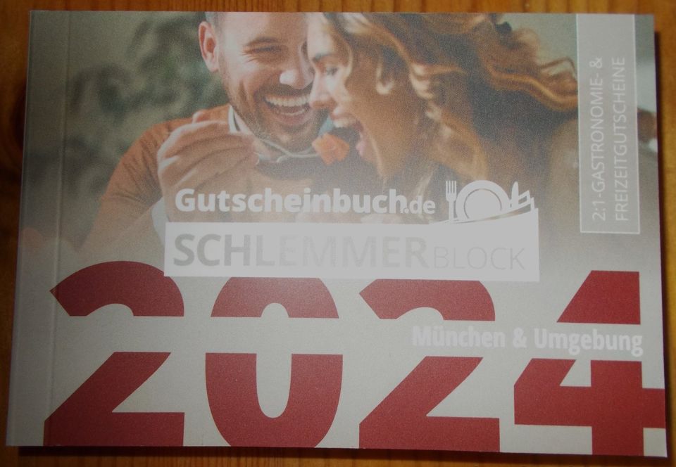 2 Gutscheinbücher: B MY München 2024 & Schlemmerbock München in Neuching