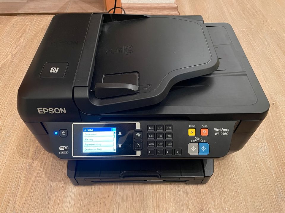 Epson WF-2760 Tintenstrahldrucker mit Patronen in Crailsheim