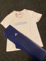 Adidas Sport T-Shirt , Sporthose Leggins 128 Turnen Schule Nordrhein-Westfalen - Telgte Vorschau