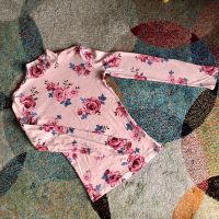 Damen Langarmshirt Gr. S Blumen rosa Feinripp Shirt Pullover C&A Hessen - Petersberg Vorschau