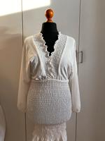 Sommerkleid weiß geriffelt Dresden - Striesen-Ost Vorschau