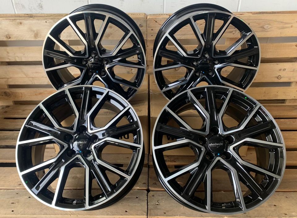 Für BMW 1er Reihe F40 LCI 2er Active F45 U06 Gran Tourer F46 Gran Coupe F2GC X1 U11 F48 X2 F39 Mini Clubman UKL Countryman M Performance Styling WH34 Alufelgen 19 Zoll Schwarz Poliert in Rodgau