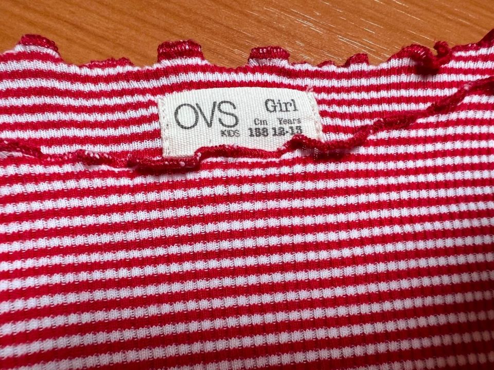 OVS Kids streifen Shirt Conni Langarmshirt Größe 158 ❤️ in Goldkronach