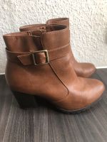 Braune Stiefeletten mit Goldener Schnalle Gr. 37 New Look Bayern - Bürgstadt Vorschau