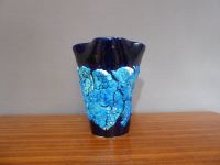 Vase 60er 70er Vallauris Keramik Blau Fat Lava Häfen - Bremerhaven Vorschau