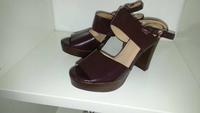 Sandaletten braun Plateau  Leder H&M Gr.38 /Gr.37 NEU Hessen - Riedstadt Vorschau