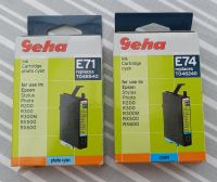 2 Geha Tintenpatronen Toner  E71  E74 kompatibel für Epson Stylos Saarland - Merzig Vorschau