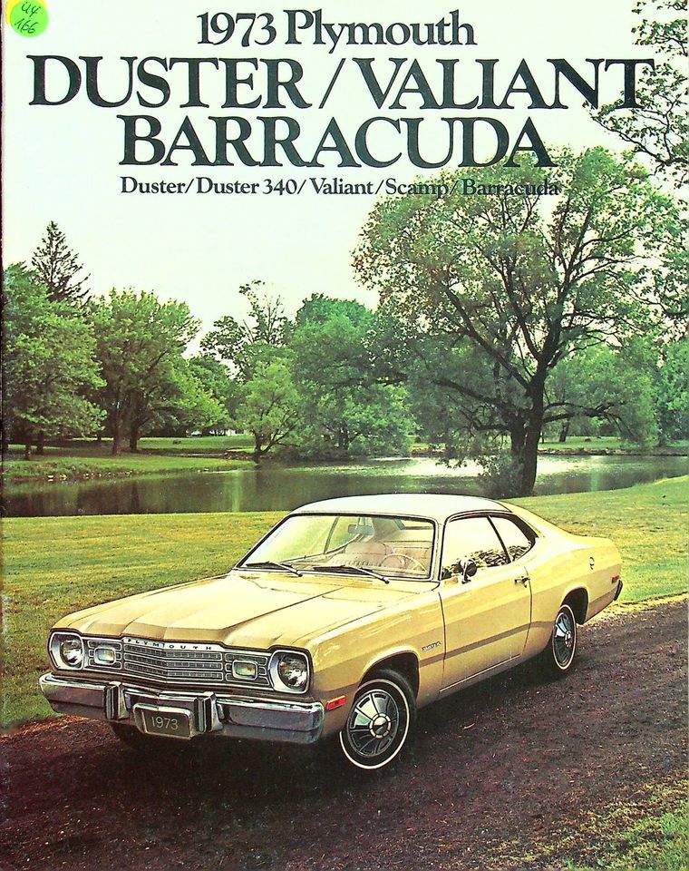 Plymouth Duster Valiant Barracuda - USA - Prospekt 1973 in Dresden