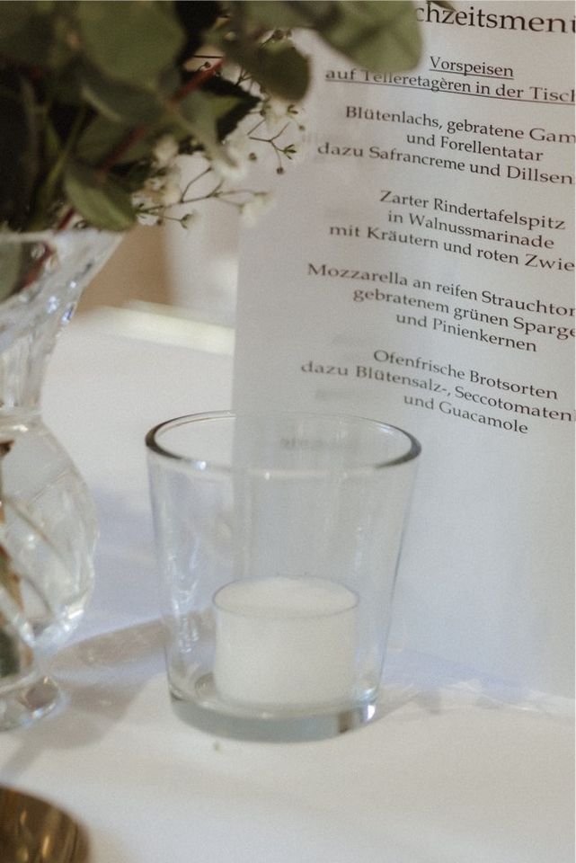 Hochzeitsdeko - Teelichtgläser (12 Stück) in Fellbach