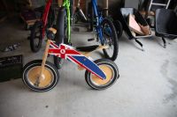 Kiddimoto Kinder-Laufrad Holz Kurve Union Jack Bayern - Memmingen Vorschau