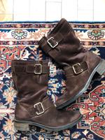 Paul Green Stiefel Stiefelette Boots Leder Velours braun Gr. 38 Bayern - Oberasbach Vorschau
