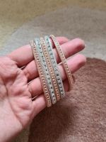 Schönes Armband Modeschmuck Armschmuck Strass Band Silber Rosé Mitte - Wedding Vorschau