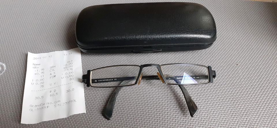 Brille mit Sehstärke L-2,00 , R-1,75 in Groitzsch