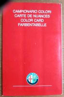 Prospekt Lackierungen Farben Farbprogramm Alfa Romeo 1989 Niedersachsen - Hildesheim Vorschau