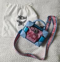 MCM Soft Berlin orig. Crossbody Tasche Leder blau rosa rot selten Sachsen - Delitzsch Vorschau