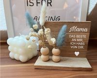 Muttertag Muttertagsgeschenk Holz kleine Vase mit Trockenblumen Bayern - Bamberg Vorschau