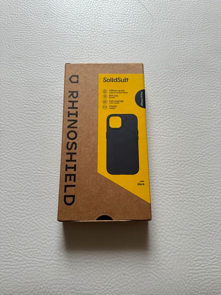 NEU - Rhinoshield Solid Suit i phone 15 pro Handyhülle in Elfershausen