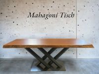 Mahagoni Esstisch Tischplatte Antik Massivholz aus einem Stück Nordrhein-Westfalen - Marsberg Vorschau
