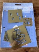 Stencil Set - Embossing - Gebraucht - 7 Teile Baby X-mas Brandenburg - Hoppegarten Vorschau