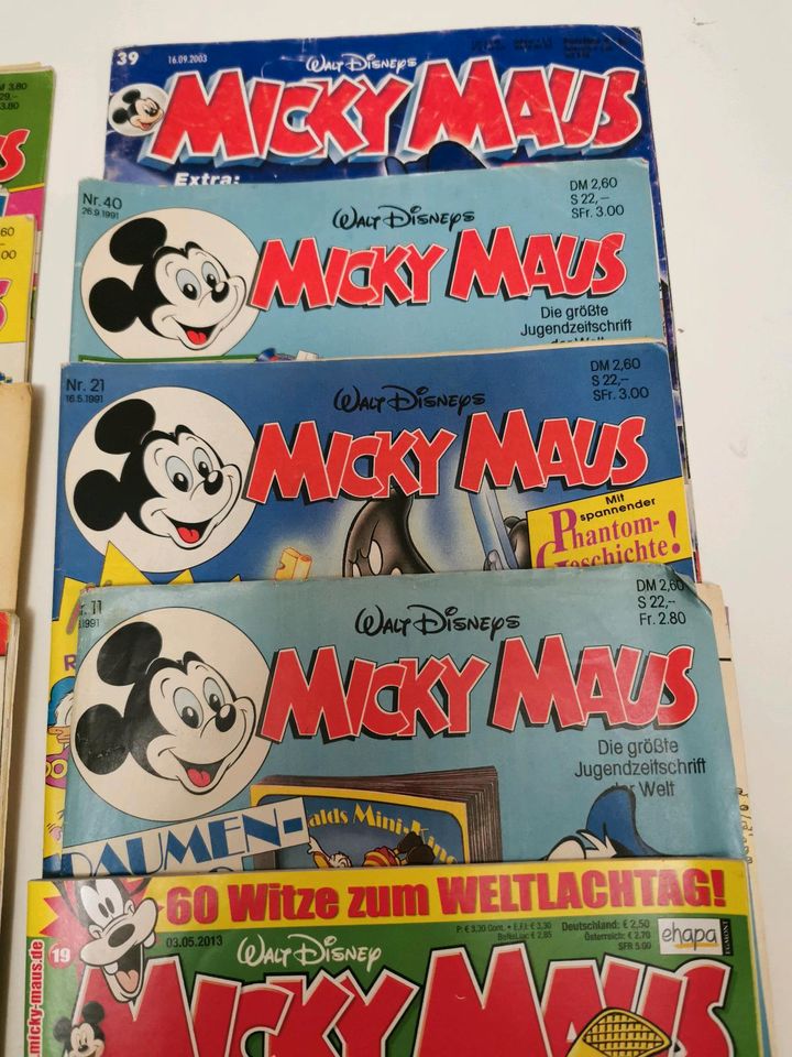 Micky Maus: Walt Disneys Hefte, 13 Stück in Dresden