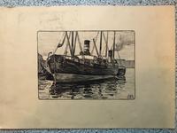 "Dampfer Bornholm "Lübeck Alex Hoffmann ca 1910.-30 Schleswig-Holstein - Flensburg Vorschau
