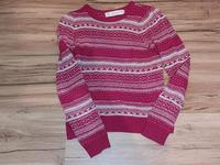 Zara Pullover Strick Strickpullover Gr.S S 36 38 rot Norweger Hessen - Nidda Vorschau
