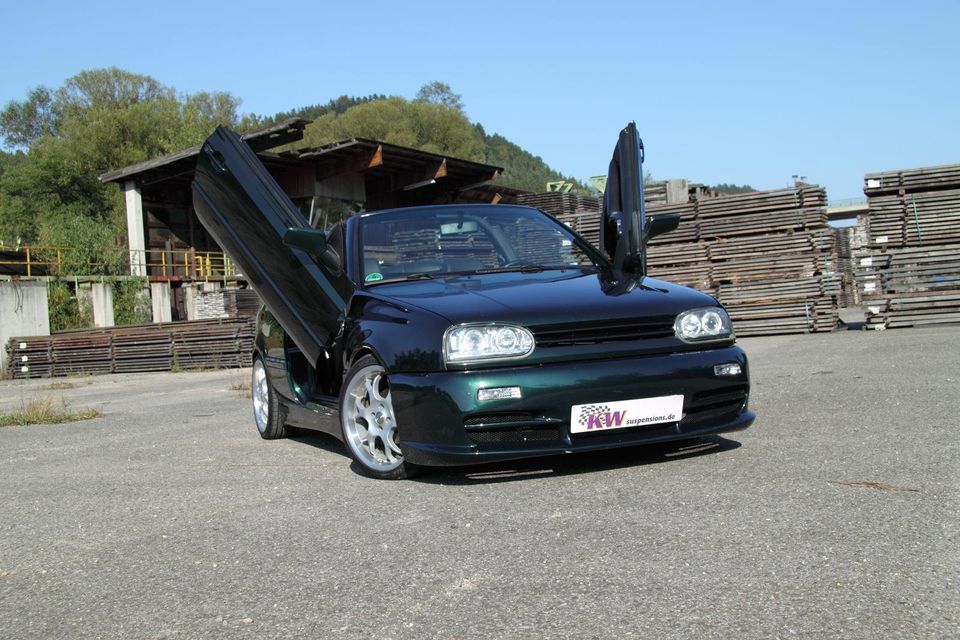 KW Gewindefahrwerk V3 Clubsport inkl. Stützlager für VW Golf III in Künzelsau