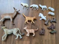 Schleich Spieltiere älter Schaf Hase Eichhörnchen Katze Löwe Papo Nordrhein-Westfalen - Witten Vorschau