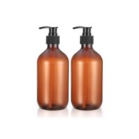 Neu 2x 500 ml Shampoo Flaschen zum befüllen braun Pumpflaschen Sachsen - Hoyerswerda Vorschau