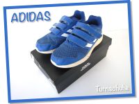 ✅ Gr. 35 | ADIDAS | Hallenturnschuhe | Jungen | blau weiß | Klett Dresden - Weixdorf Vorschau