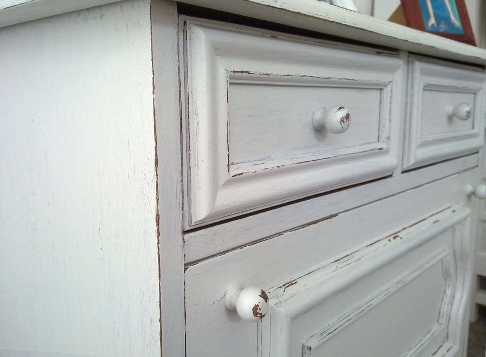 Shabby chic Schuhschrank Kommode Schrank Sideboard Landhausstil in Hagen