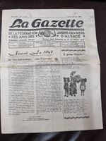 Antike Sammlung,La Gazette (Jan.-Febr. 1947) französische Zeitung Nordrhein-Westfalen - Recklinghausen Vorschau