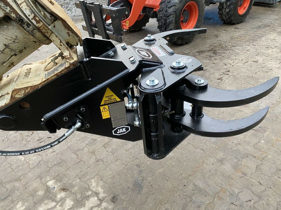 Fällgreifer JAC TMK Astschere Minibagger Takeuchi JCB Yanmar Cat in Wiemerstedt