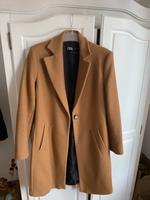 Leichter Mantel für jeden Tag von ZARA Cognac braun Wolle S München - Trudering-Riem Vorschau